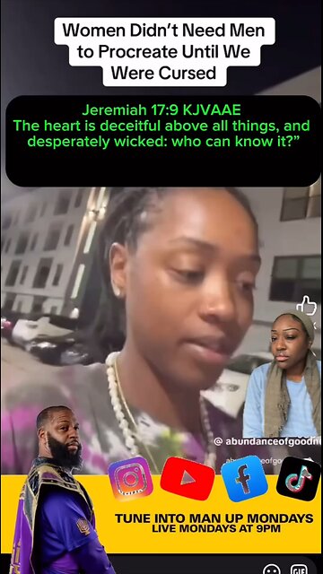 The woman was made for the Man