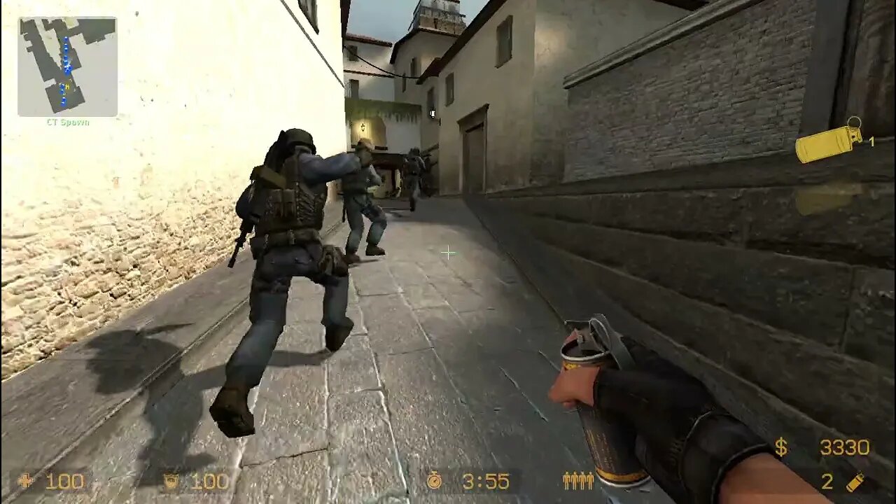 Counter Strike Source Italy Bots #18 Only Machine Guns