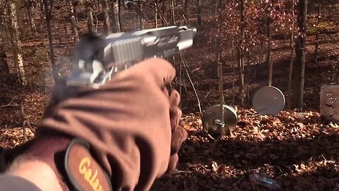 Double Barrel 1911 Close-up