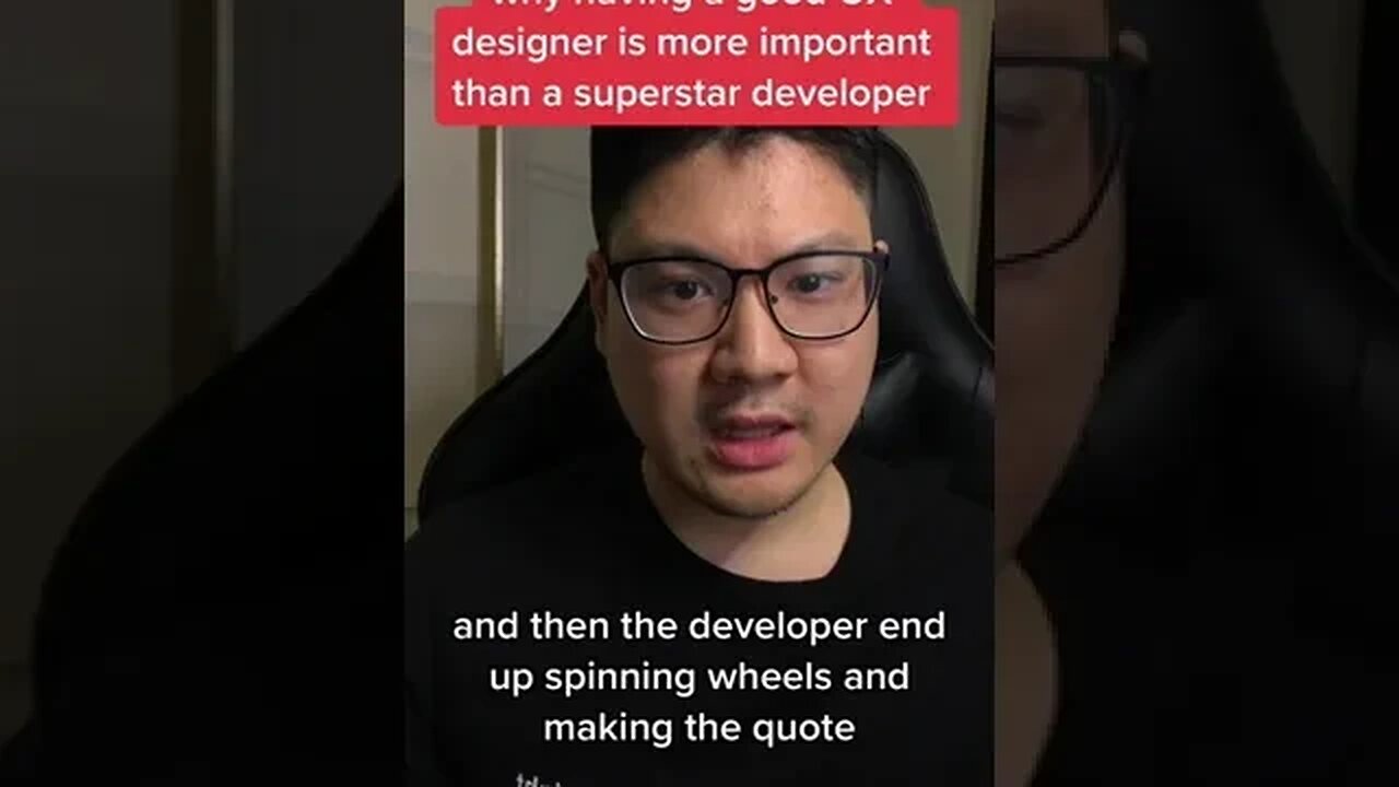 why having a good UX designer is more important than a superstar developer