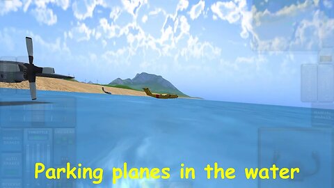 Parking planes in the water | Turboprop Flight Simulator