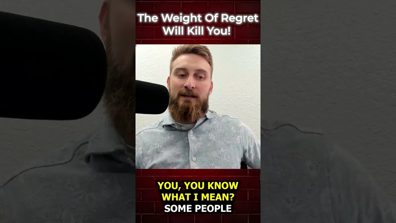 The Weight Of Regret Will Kill You! #shorts #realestate