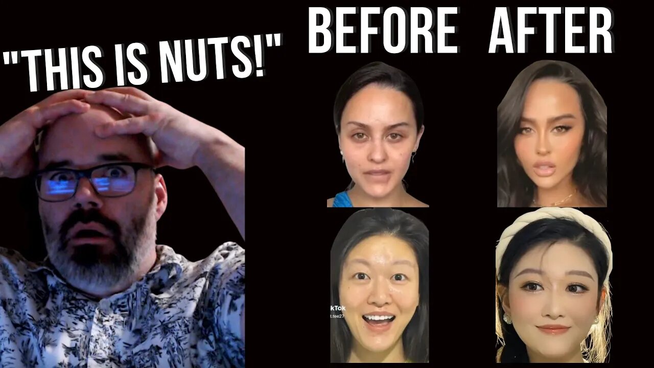 Is it lying when a woman looks completely different after makeup?
