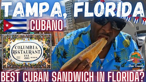 Columbia Restaurant In Ybor City Tampa Florida | Best Cuban Sandwich In Florida? | The CUBANO 🌴