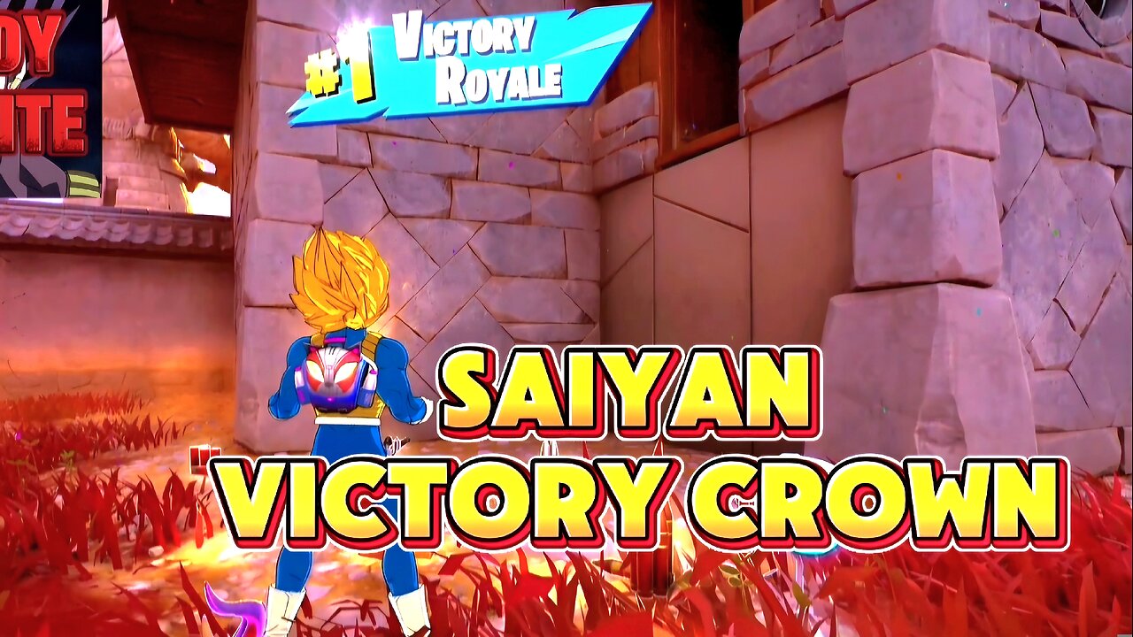 My First Bloody Chapter 6 Fortnite Saiyan Victory Crown 👑