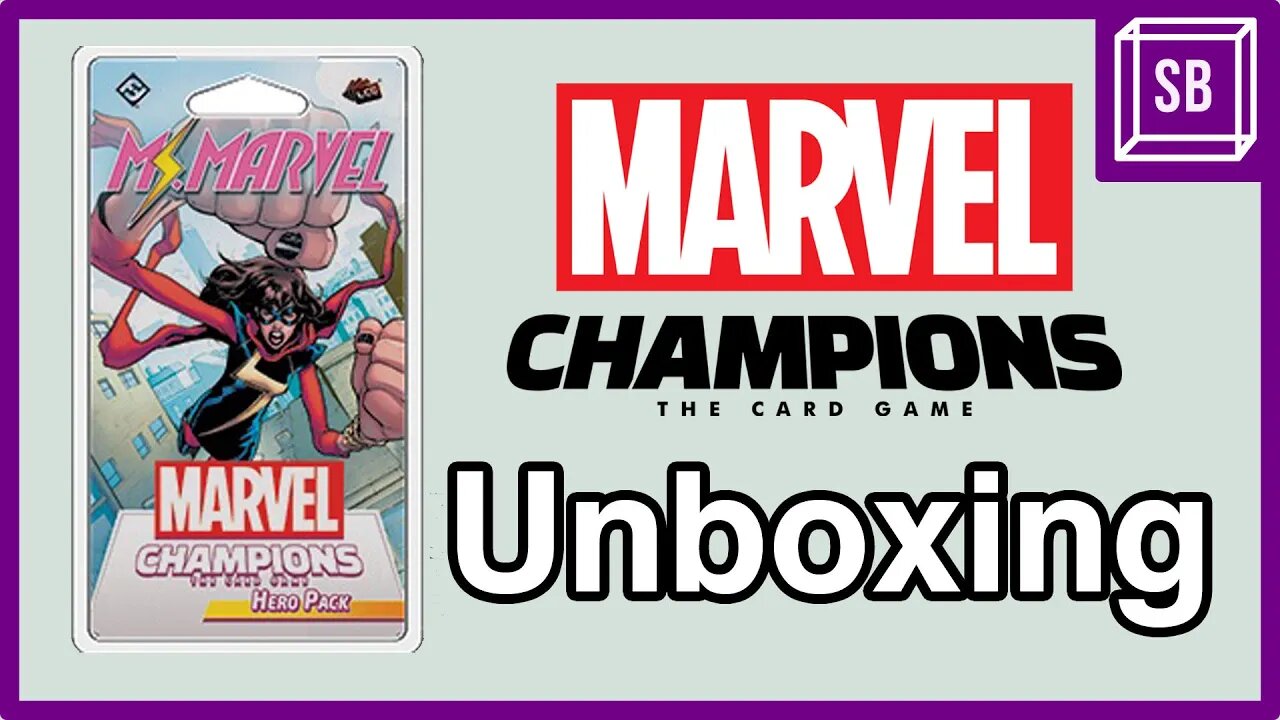 Marvel Champions: Ms. Marvel Hero Pack Unboxing