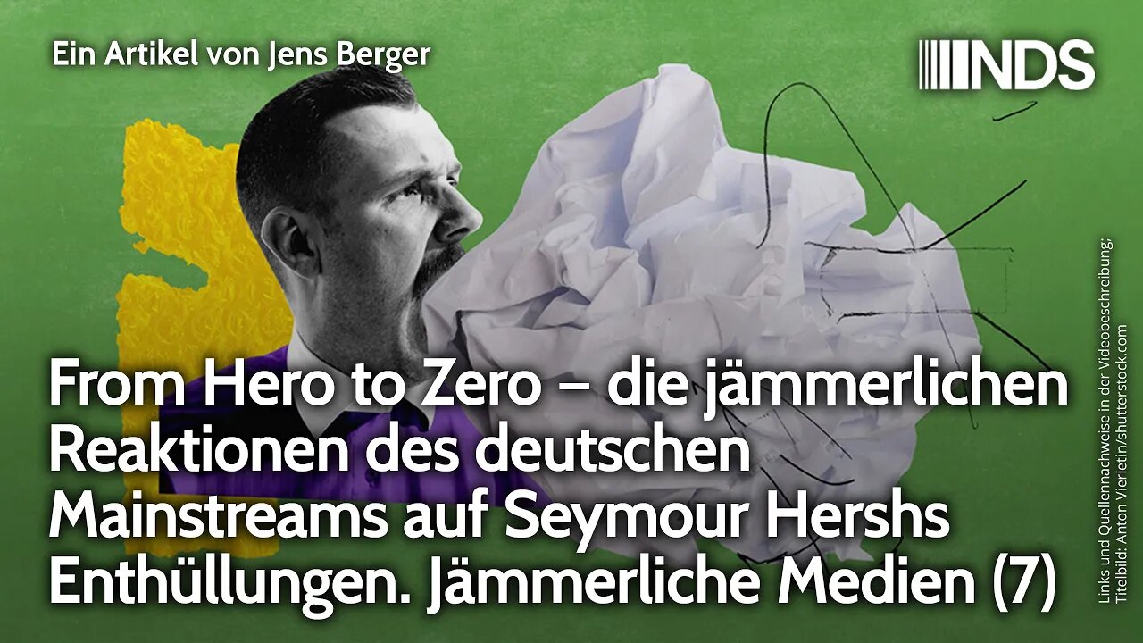 From Hero to Zero – die jämmerlichen Reaktionen des Mainstreams auf Seymour Hershs Enthüllungen. NDS