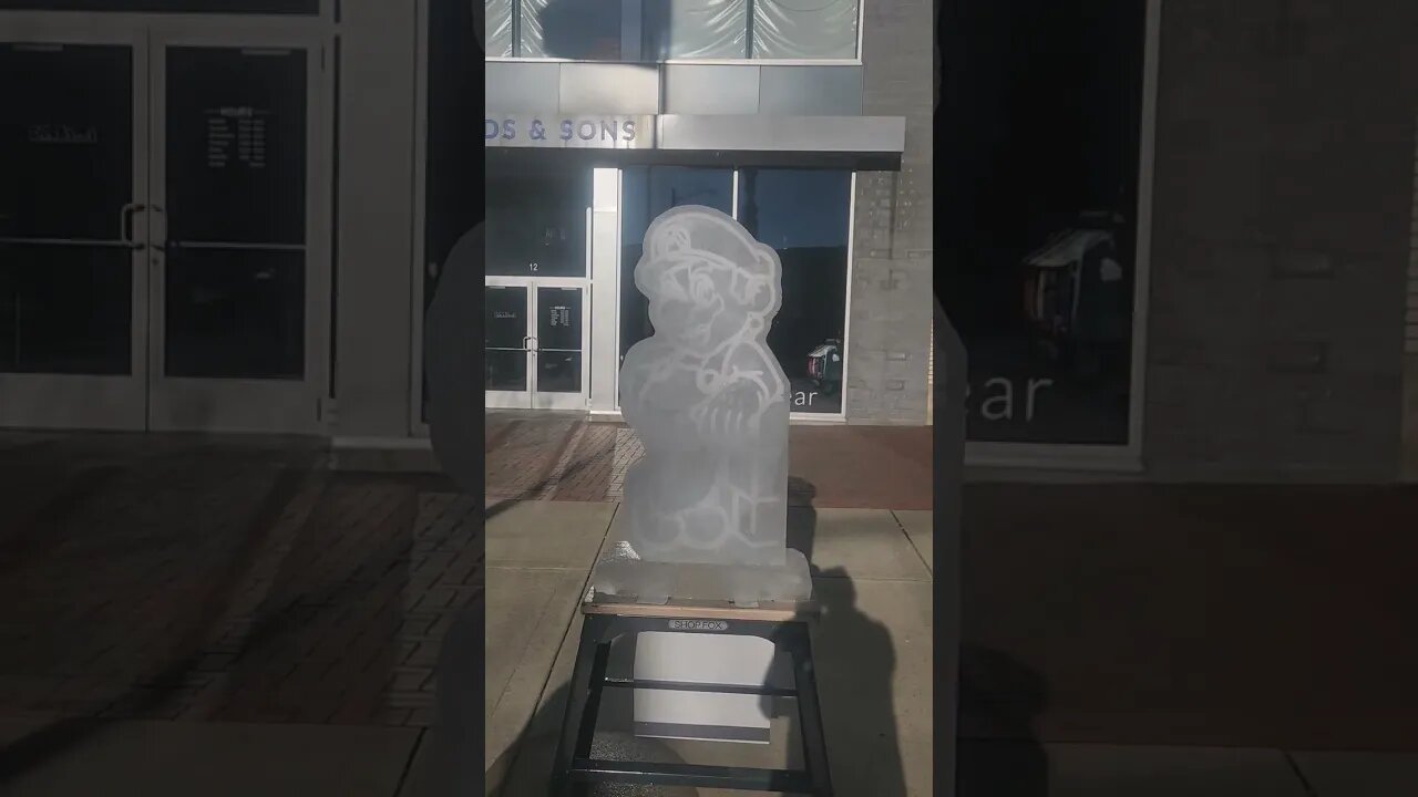mario ice sculptures