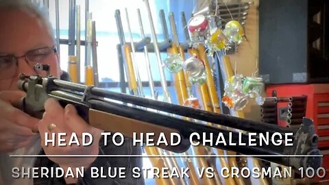 Head to head challenge: Sheridan Blue streak vs the Crosman 100 .177 vs .20 multi pump air rifles