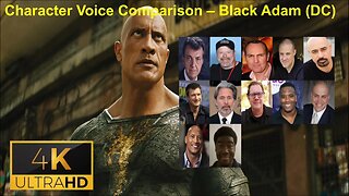 Character Voice Comparison - Black Adam (DC)