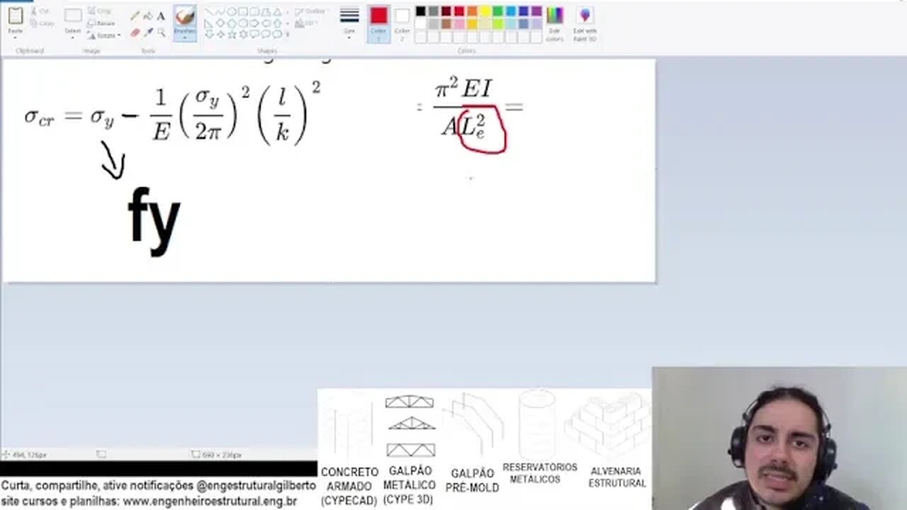 Curva Euler Johnson Suas estruturas são superdimensionadas se você não entende isso Eng Estrutural