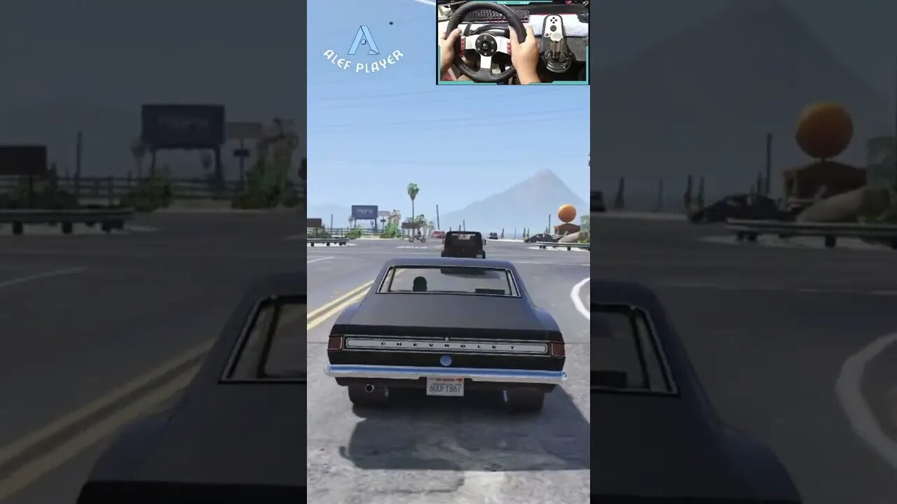 Chevrolet Opala Gran Luxo 1972 - GTA V | Logitech g27 gameplay em alta velocidade #06 #shorts