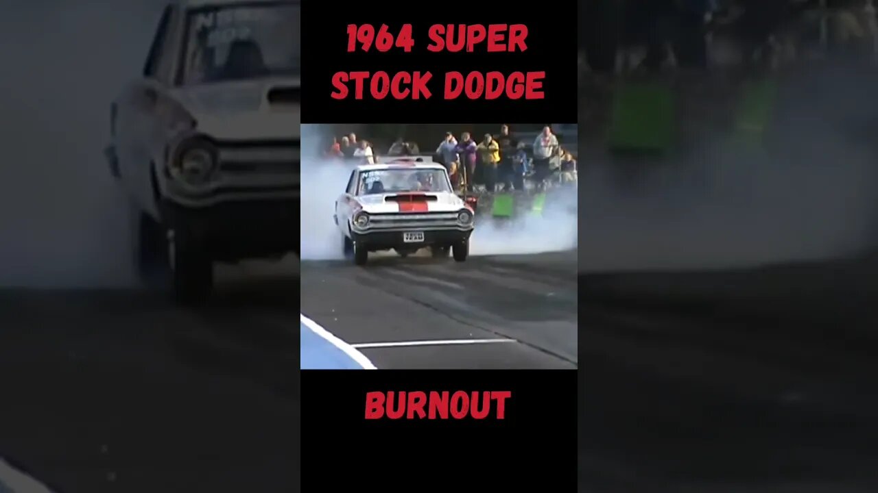 1964 Super Stock Dodge 426 Burnout! #shorts