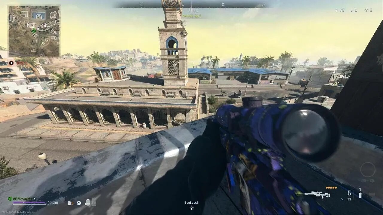 Perfect claymore snipe
