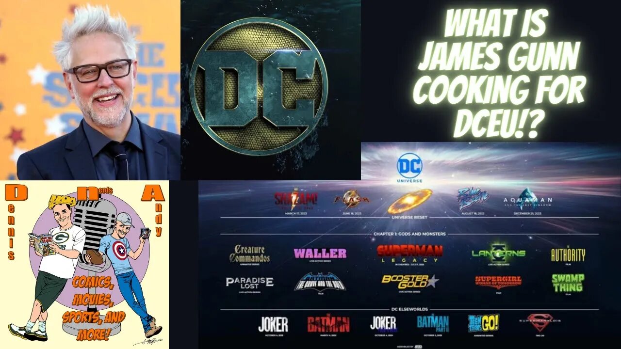 DNA discusses the new James Gunn DCEU plans! The boys will give it their grade!