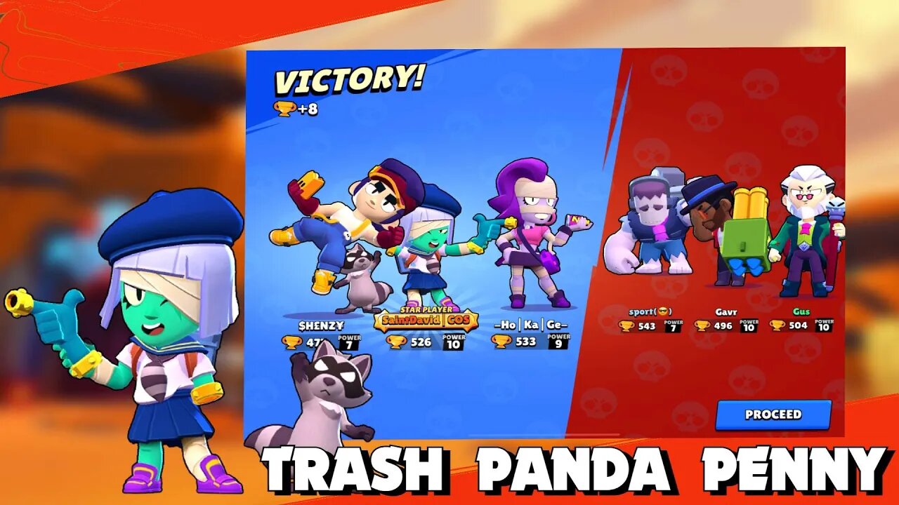 TRASH PANDA PENNY | BRAWL STARS | KING DAVID