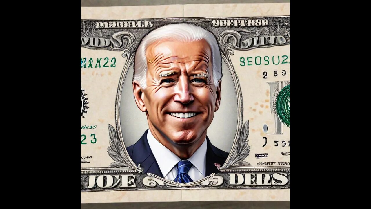 Ai art: Joe Biden $3 Federal Reserve Note