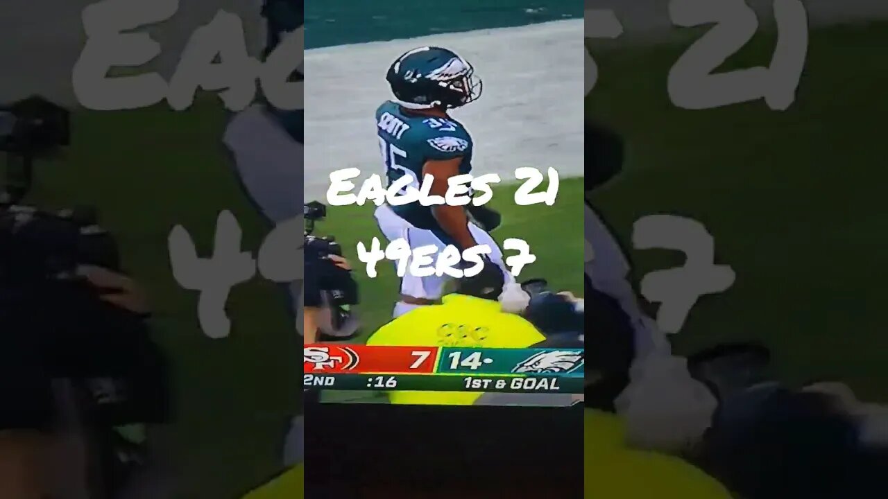 Eagles up 21-7 at the Half