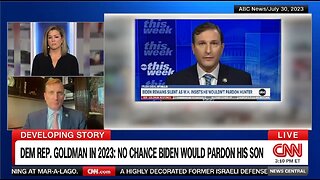 CNN Host Calls Out Rep Dan Goldman For Saying There's No Chance Joe Pardons Hunter