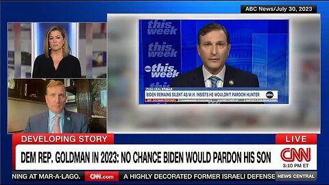 CNN Host Calls Out Rep Dan Goldman For Saying There's No Chance Joe Pardons Hunter