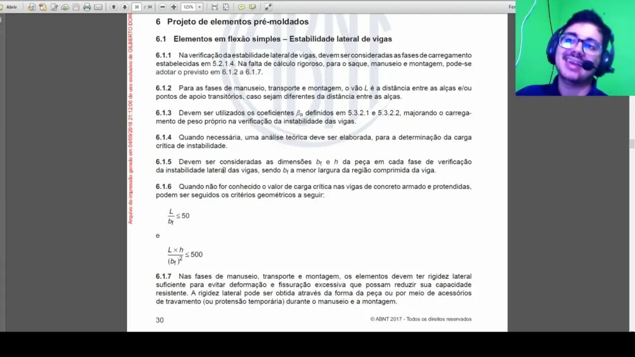 Instabilidade lateral em vigas Eng Estrutural