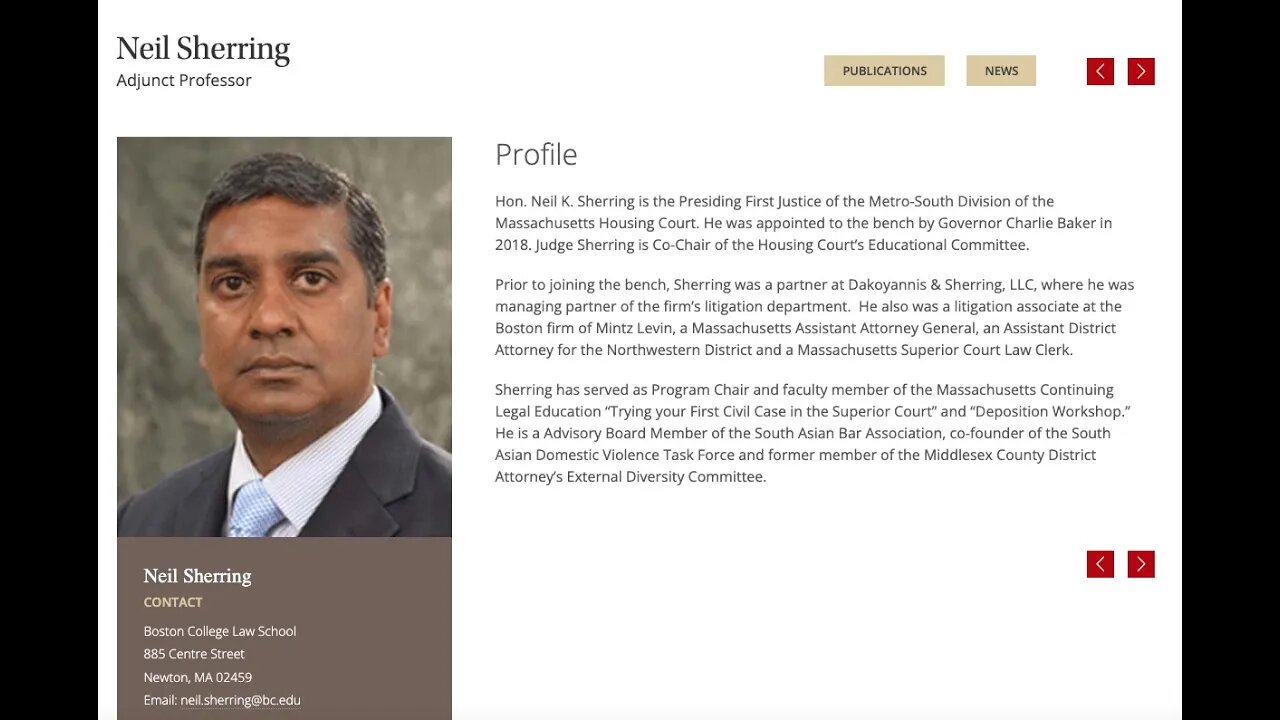 Massachusetts Land Court Judge, Neil Sherring, and his Portfolio of "Fire Sale" Properties