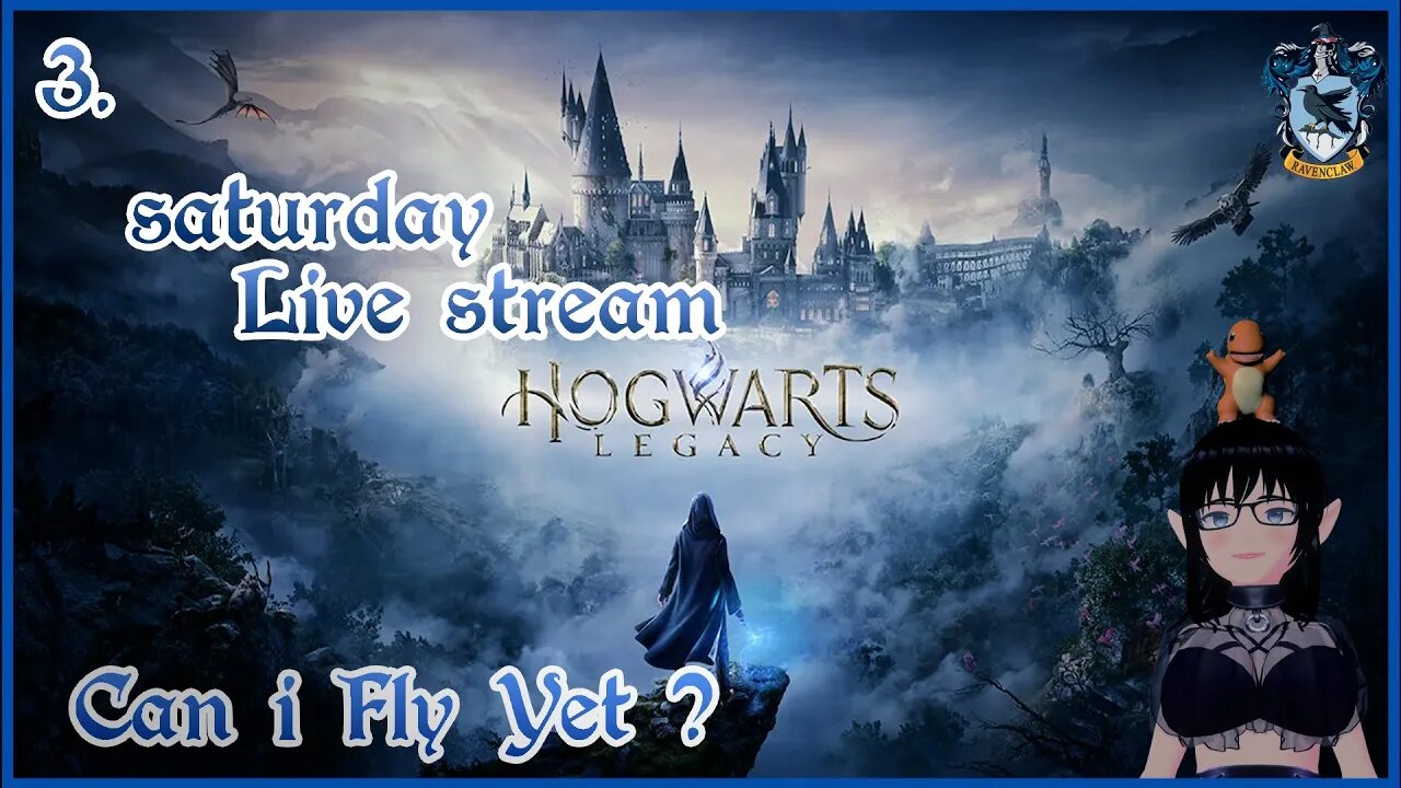 idiot Vroid potter head plays Hogwarts legacy .3