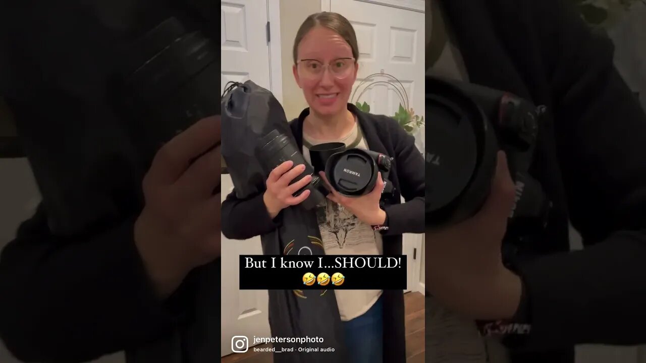 You can never have enough photography gear! 🤣😂🤣 (sound by bearded_brad)