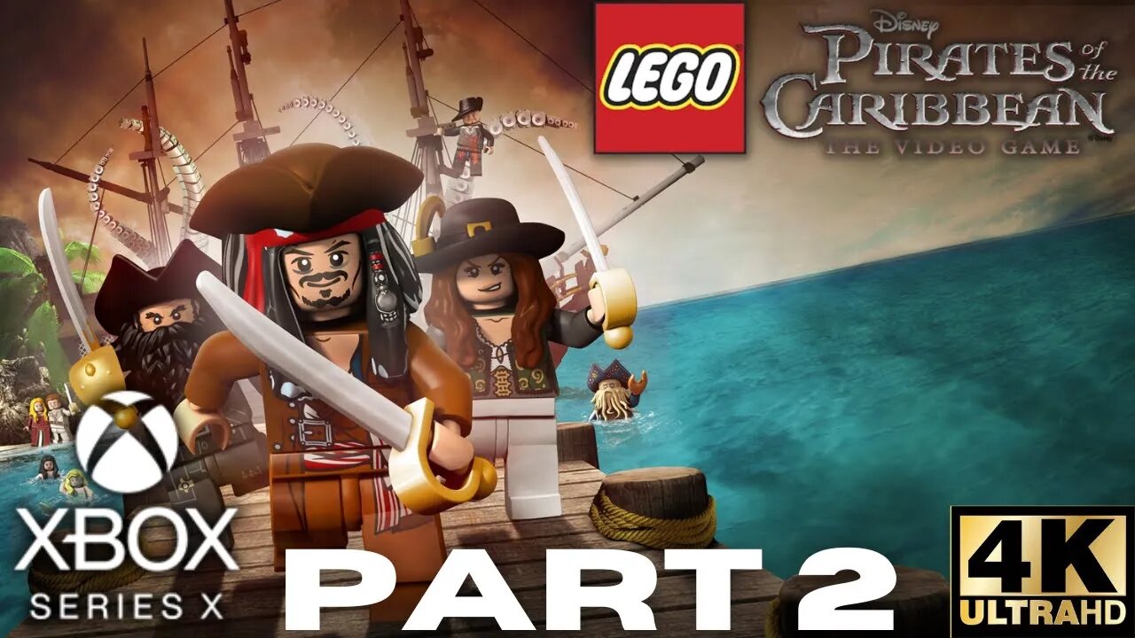 LEGO Pirates of the Caribbean The Video Game Walkthrough Part 2 | Xbox Series X|S, Xbox 360 | 4K