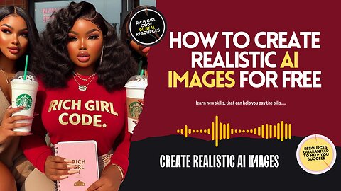 How to Make Ai Images Using Bing | Rich Girl Code ⭐️⭐️⭐️⭐️