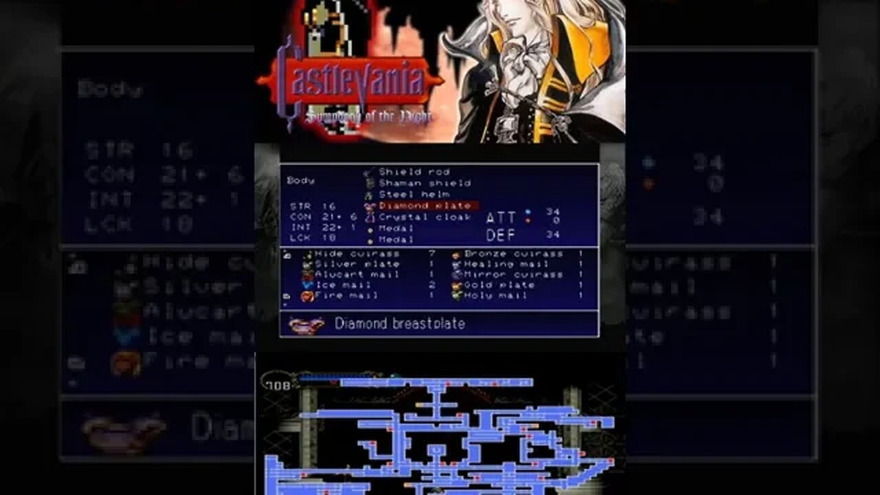 ✅CASTLEVANIA SOTN - #91 - O MELHOR METROIDVANIA #shorts