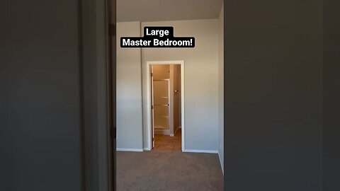 Large Master Bedroom!