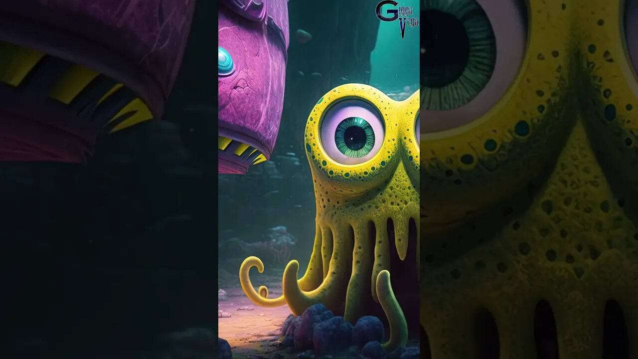 SpongeBob But it's Lovecraftian Horror. I used to Be SpongeBob #SHORTS