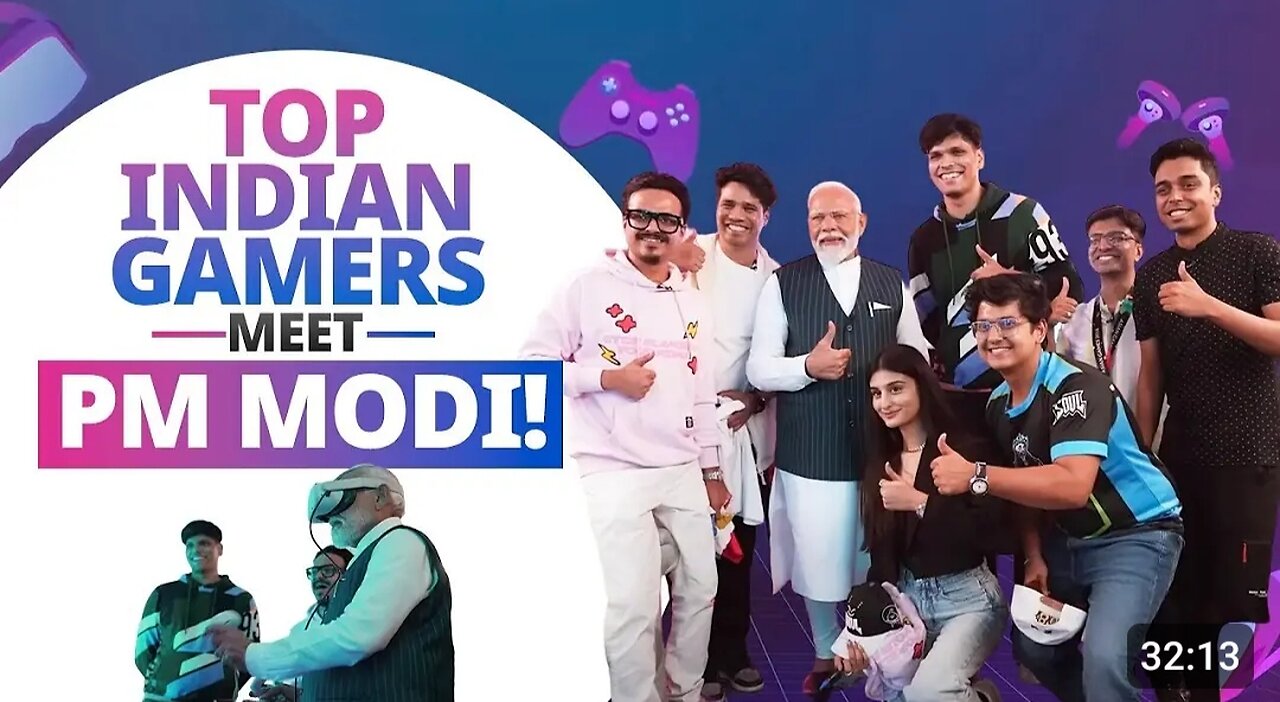 TOP INDIAN GAMERS MEET PM MODI | GAME ON Ft. NAMO