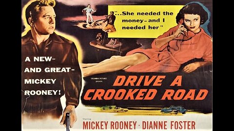 DRIVE A CROOKED ROAD 1954 Car Mechanic Becomes Obsessed with a Gangster's Girl FULL MOVIE in HD