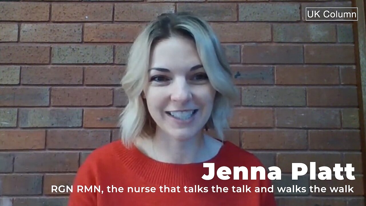 Jenna Platt RGN RMN, the Nurse that talks the talk and walks the walk.
