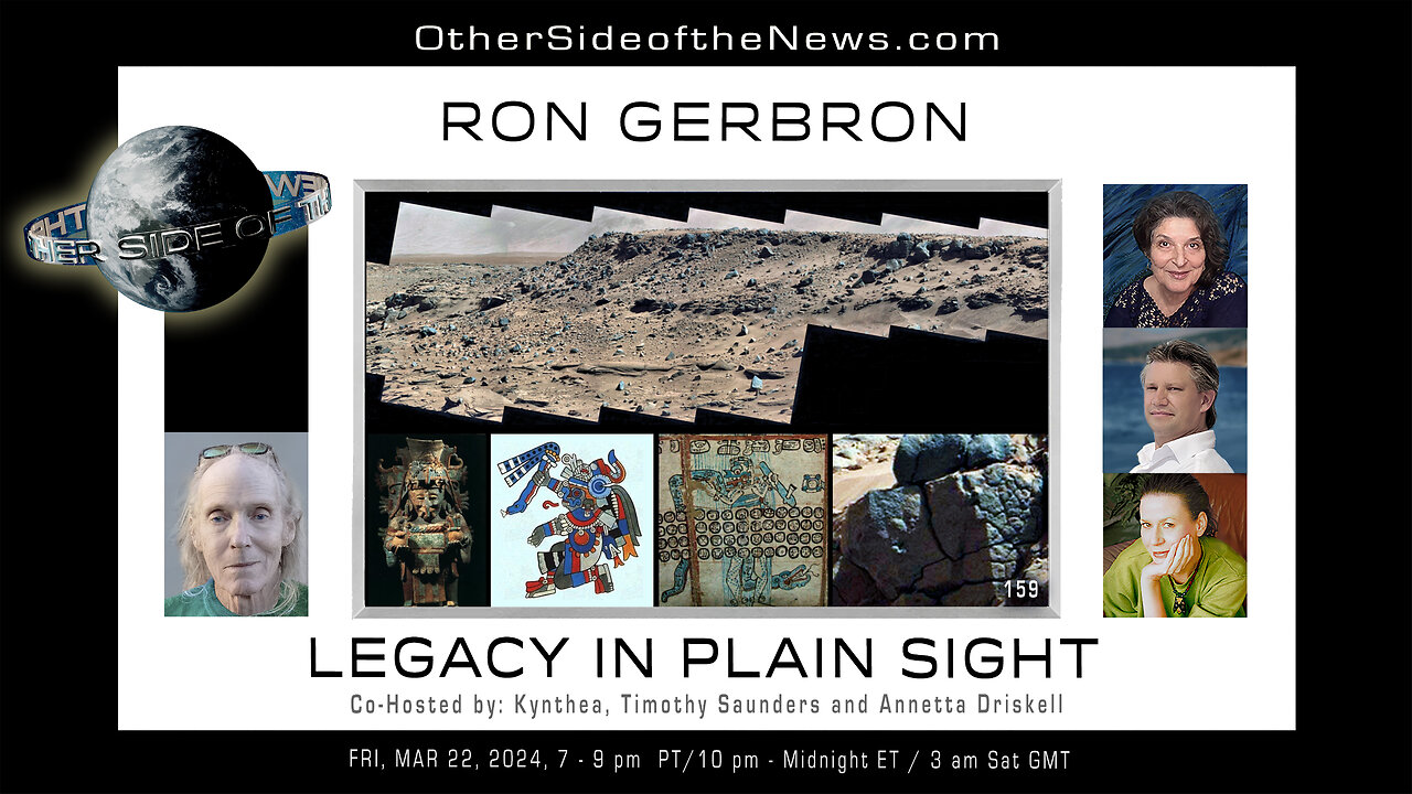 RON GERBRON | LEGACY IN PLAIN SIGHT #MARS, #Mars Ruins, #Ancient Civilizations, #Martian Artifacts,