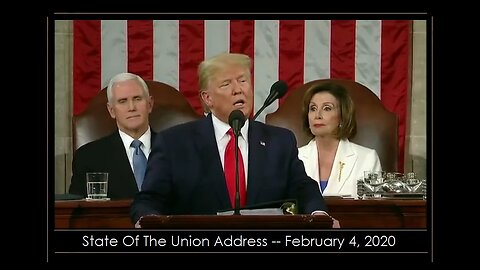 — President Donald Trump SOTU - February 4, 2020 - The World Was Watching ...