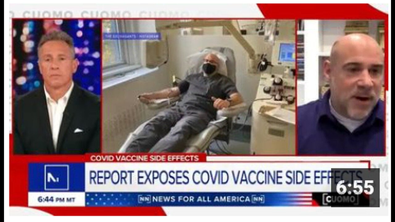DRIP DRIP: CHRIS CUOMO AND NYC NURSE COMPARE VACCINE INJURIES!