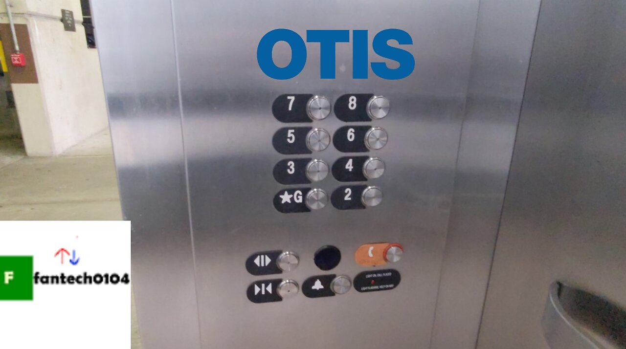 Lovely Otis Traction Elevators @ Lyons Place Parking Garage - White Plains, New York