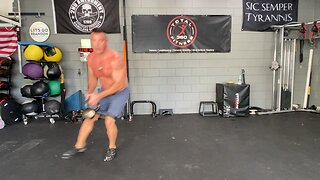 Workout Wednesday: (Kettlebell-Banded Shuffle & Diagonal Reach)