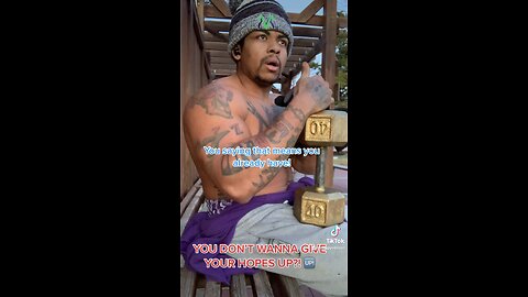 YOU DON’T WANT TO GIVE YOUR HOPES UP?! The best motivational bodybuilding rapper
