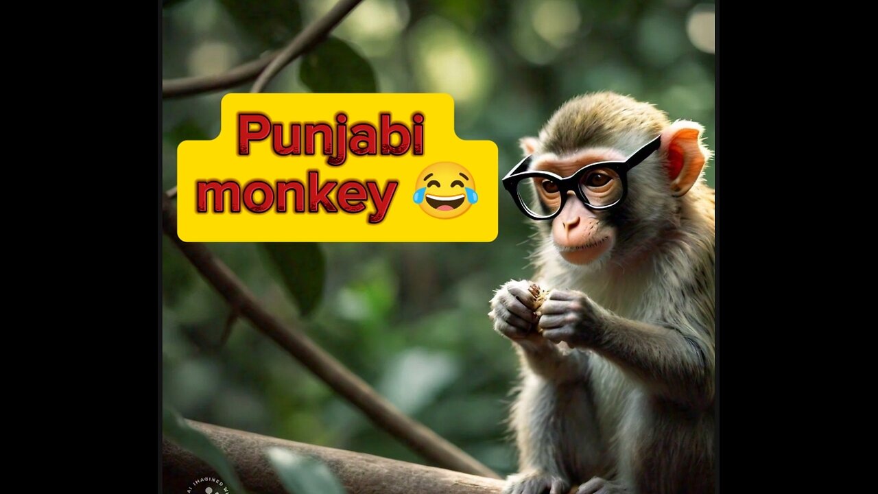 Punjabi monkey funny videos 😂😂