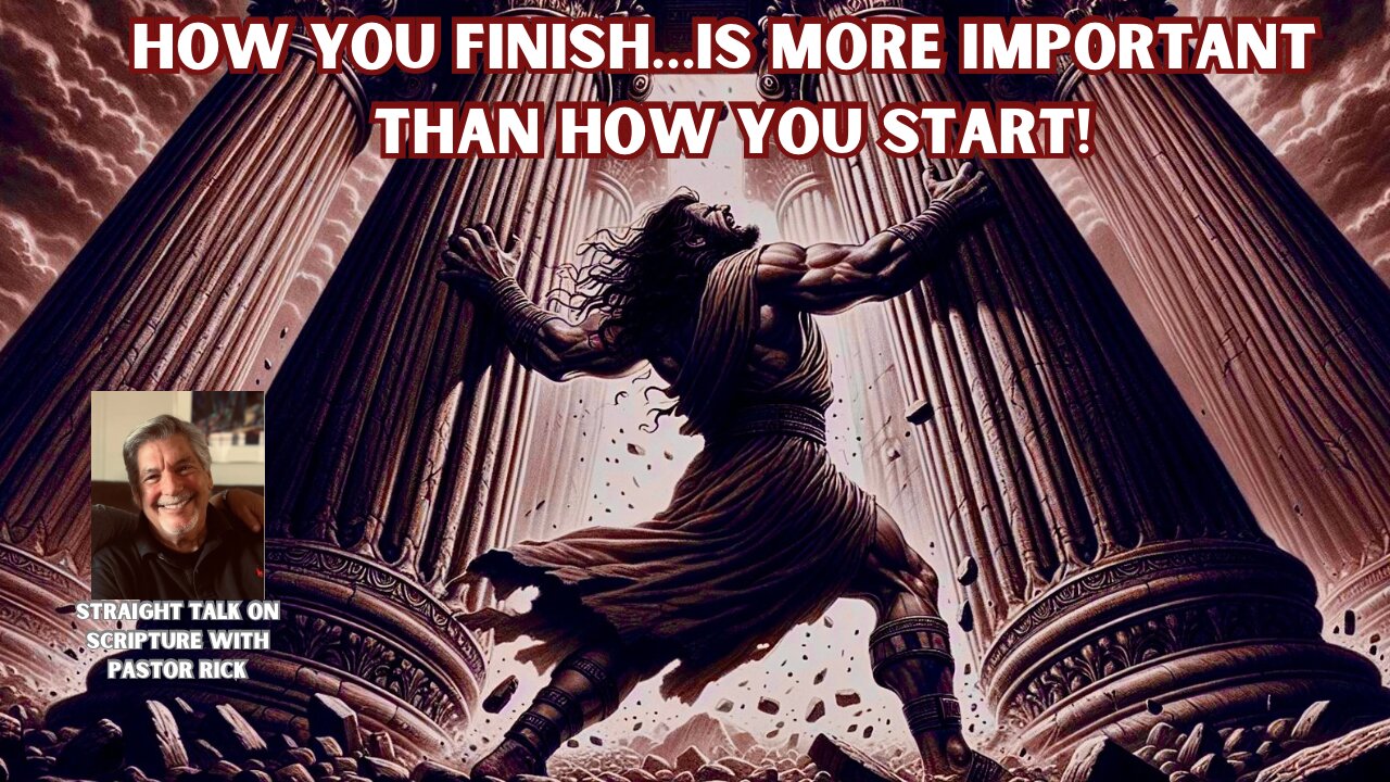 How are you finish is more important than how you start!