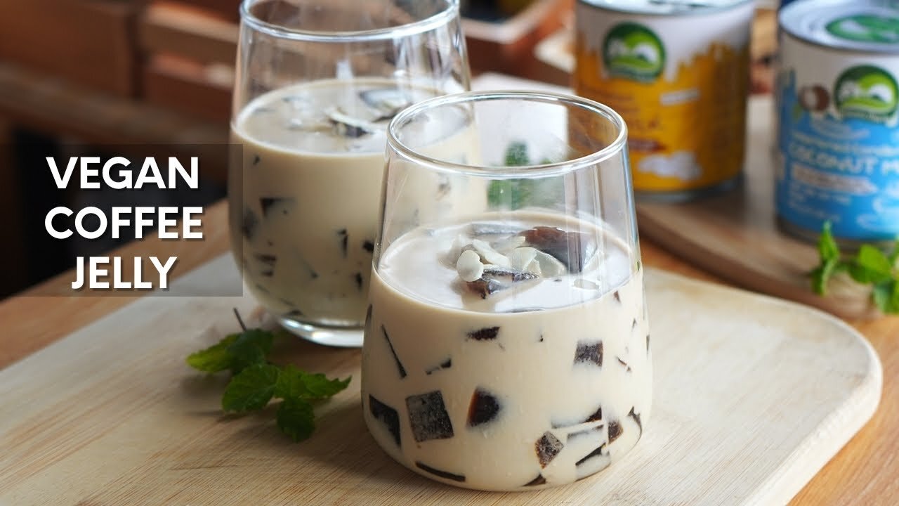 Vegan Coffee Jelly | Easy Holiday Dessert | Vegan food