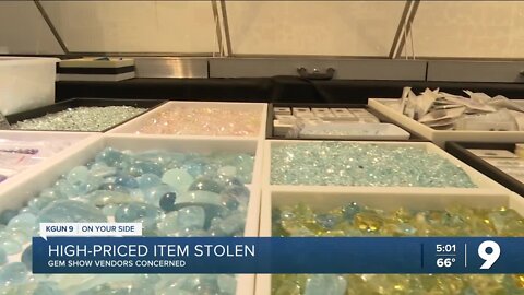 Theft at public gem show brings security concerns for vendors