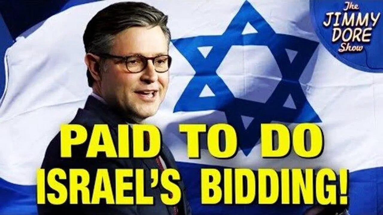 SPEAKER JOHNSON GOT BRIBED TO SEND MONEY TO ISRASEL!