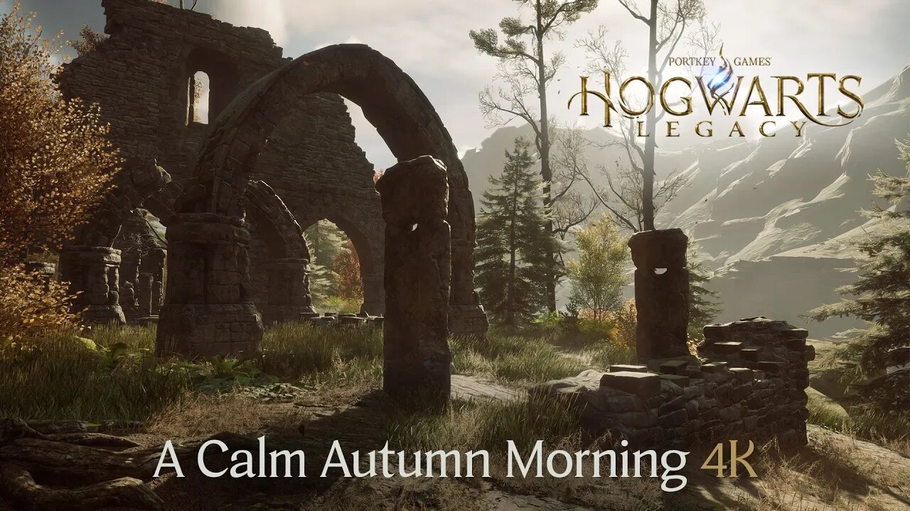 Hogwarts Legacy - A Calm Autumn Morning [ASMR] 4K