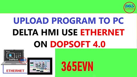 0024 - Upload delta hmi program to pc use dopsoft 4.00