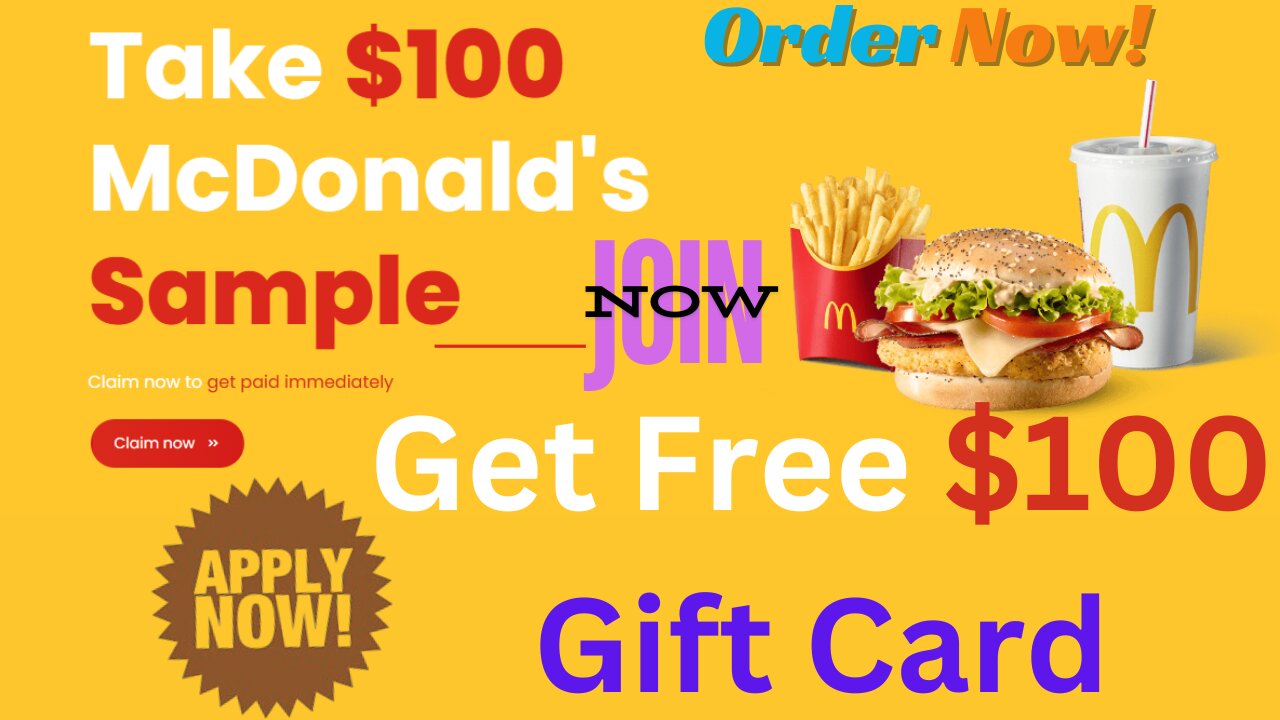 How to Get FREE McDonald's Gift Cards – Tips & Tricks! #giftcard #mcdonalds #giveaway
